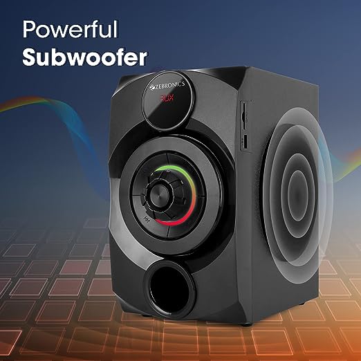 Zebronics ZEB-ALPINE Wireless Bluetooth Multimedia Speaker With Supporting SD Card, USB, AUX, FM & Remote Control. (60 Watt, 4.1 Channel) Zebronics ZEB-ALPINE Wireless Bluetooth Multimedia Speaker With Supporting SD Card, USB, AUX, FM & Remote Control. (60 Watt, 4.1 Channel)